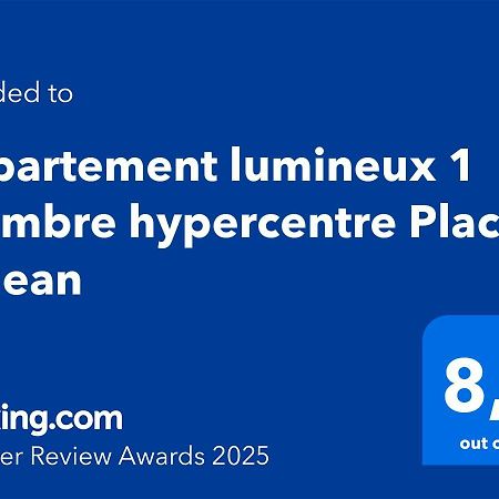Appartement Lumineux 1 Chambre Hypercentre Place St Jean Valence  Eksteriør bilde